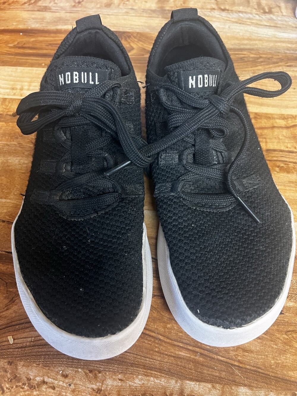 Nobull Rec Trainer Black / White Men’s Size 7 Women’s Size 8.5 Shoes Sneakers